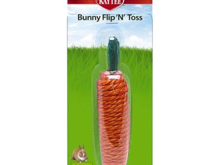 Kaytee Bunny Flip-N-Toss Carrot Toy 1ea 6 in on Sale