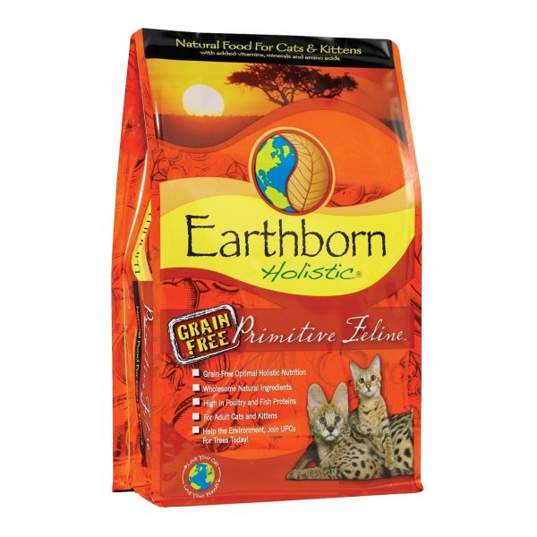 Earthborn Holistic Primitive Feline Grain Free Dry Cat Food 1ea 5 lb Online Hot Sale