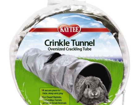 Kaytee Crinkle Tunnel Silver 1ea Cheap