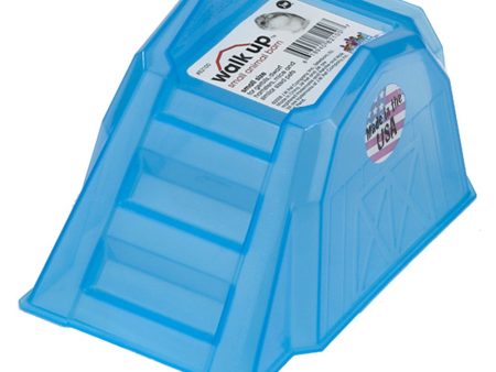 JW Pet Walk Up Barn for Small Animals Blue 1ea SM For Cheap