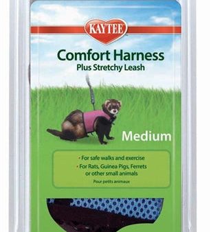 Kaytee Comfort Harness & Stretchy Leash Assorted 1ea Medium Cheap