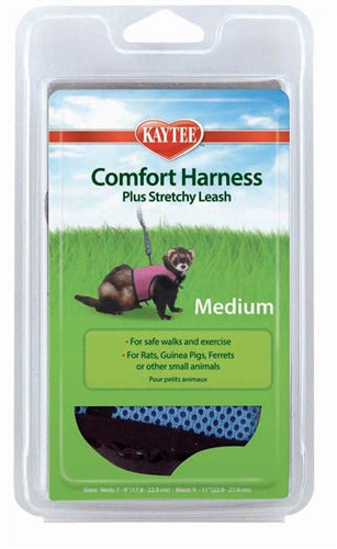 Kaytee Comfort Harness & Stretchy Leash Assorted 1ea Medium Cheap