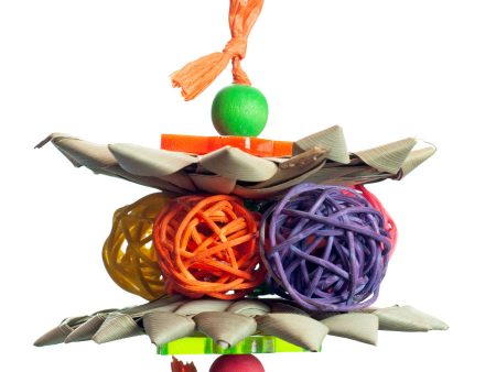 A &E Cages Nibbles Single Palm Star Stacks Small Animal Chew Toy 1ea-One Size Online now