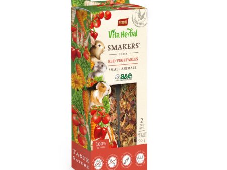 A & E Cages Vitapol Vita Herbal Smakers Red Vegetables Small Animal Treat 1ea 2 pk Online