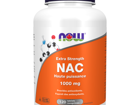 NOW Foods NAC Extra Strength 1000mg (120 Tablets) on Sale