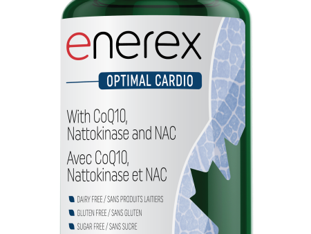 Enerex Optimal Cardio with CoQ10 Nattokinase and NAC (30 DRCaps) For Discount