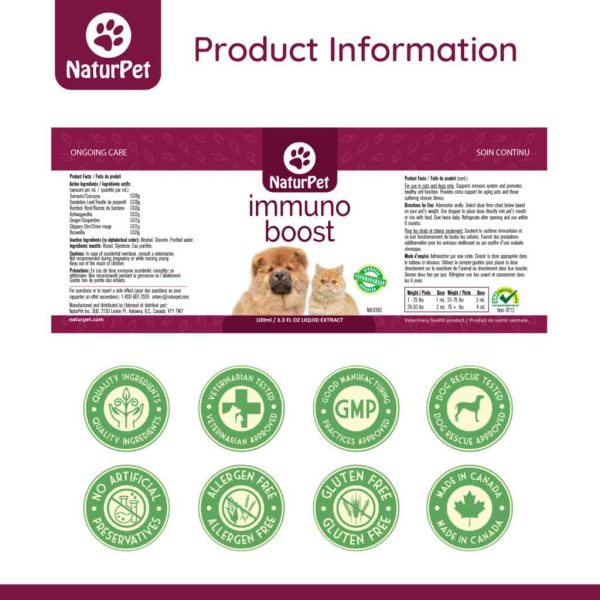 NaturPet Immuno Boost (100 ml) Cheap